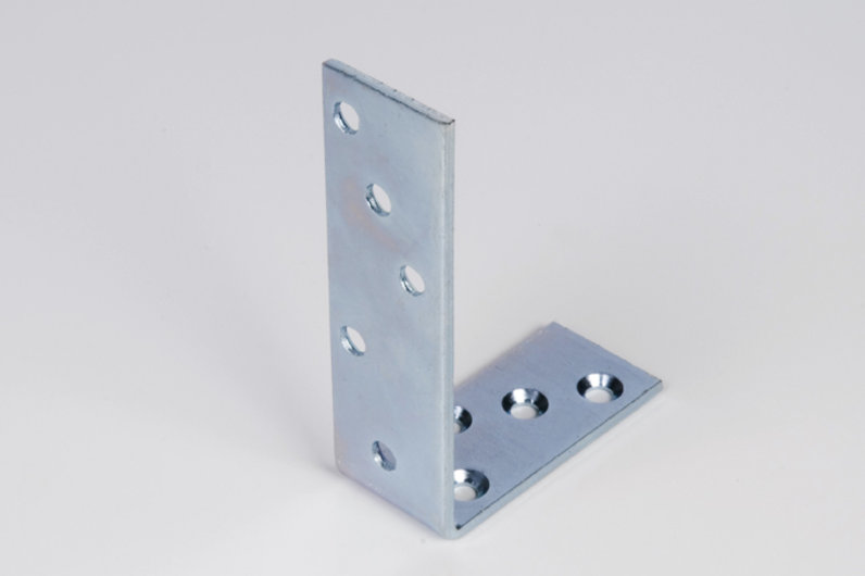 Hoekijzer verzinkt 120 / 80 x 35 x 4 mm