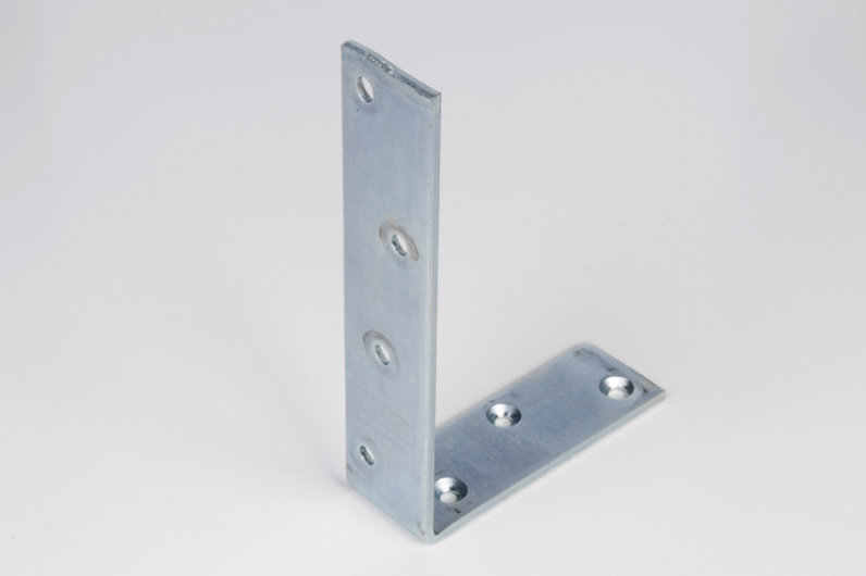 Hoekijzer verzinkt 180 / 120 x 40 x 5 mm